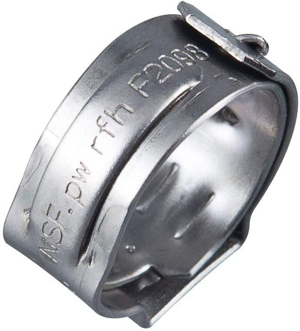 (Pack of 20) EFIELD 1/2-inch Stainless Steel Pex Cinch Clamp Rings for Pex Tubing Pipes (1/2 Inch-20 Pieces)
