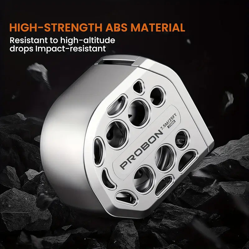 2025 New 25ft Stainless Steel Measuring Tape - Anti-Rust, Strong Magnetic Bottom, Hollow Design, Portable Self-Locking Tape Measure for Household & Woodworking (No Battery Needed), Woodworking Tools, Precision Measurement,