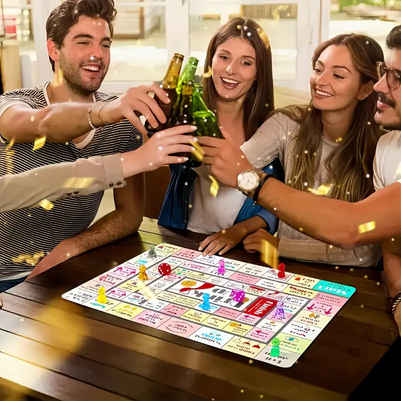 1 Adult Party Game - Fun Adult Games for Singles Over 18 Years Old, Girls Night And Bachelor Party (Christmas, Thanksgiving) - Fun Drinking Challenges And Interactive Activities