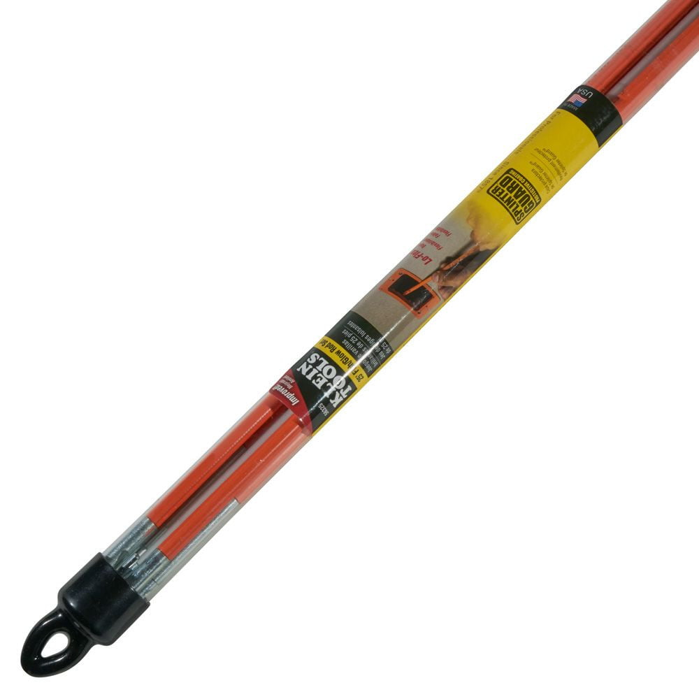 "Klein Tools Fish Stick, Fiberglass, Orange, 56325"