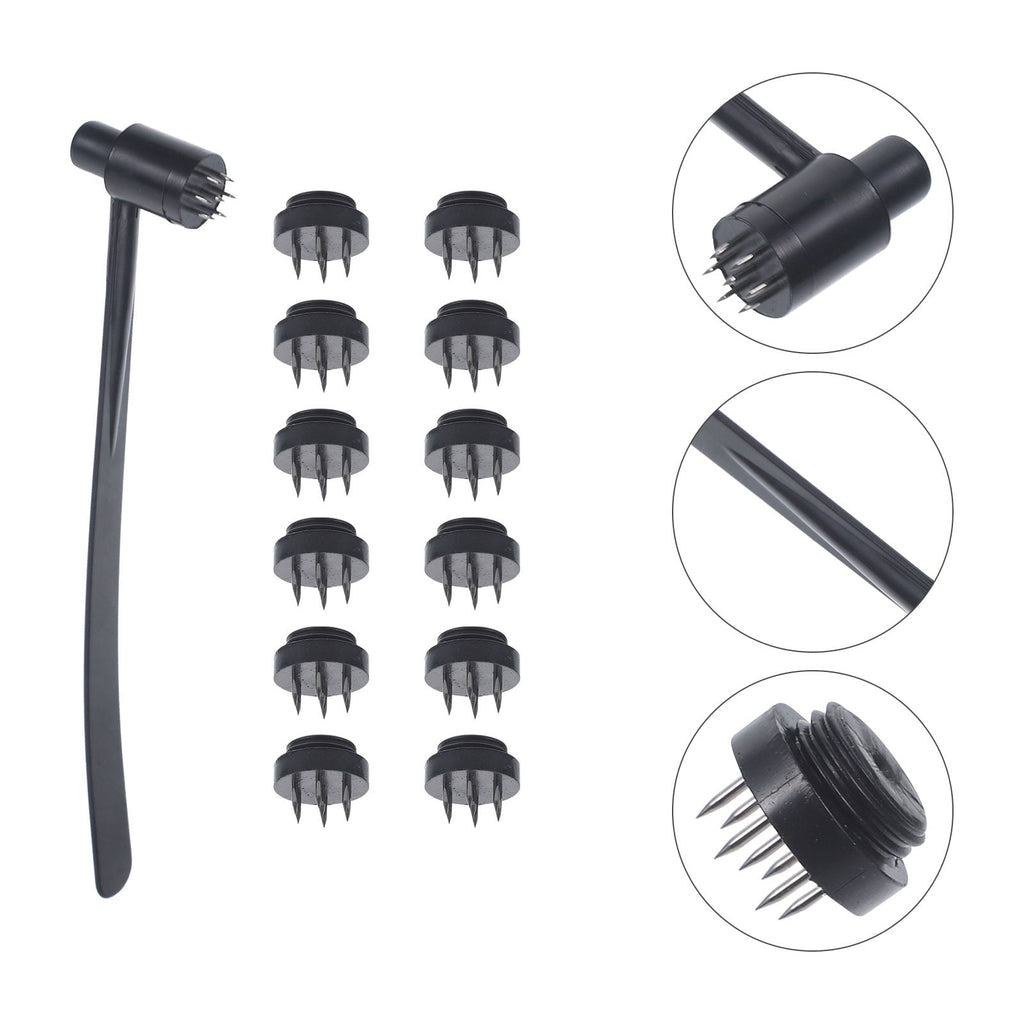 1 Box Detachable Needle and Plum Blossom Skin Hammer 7-Stars Needle Set