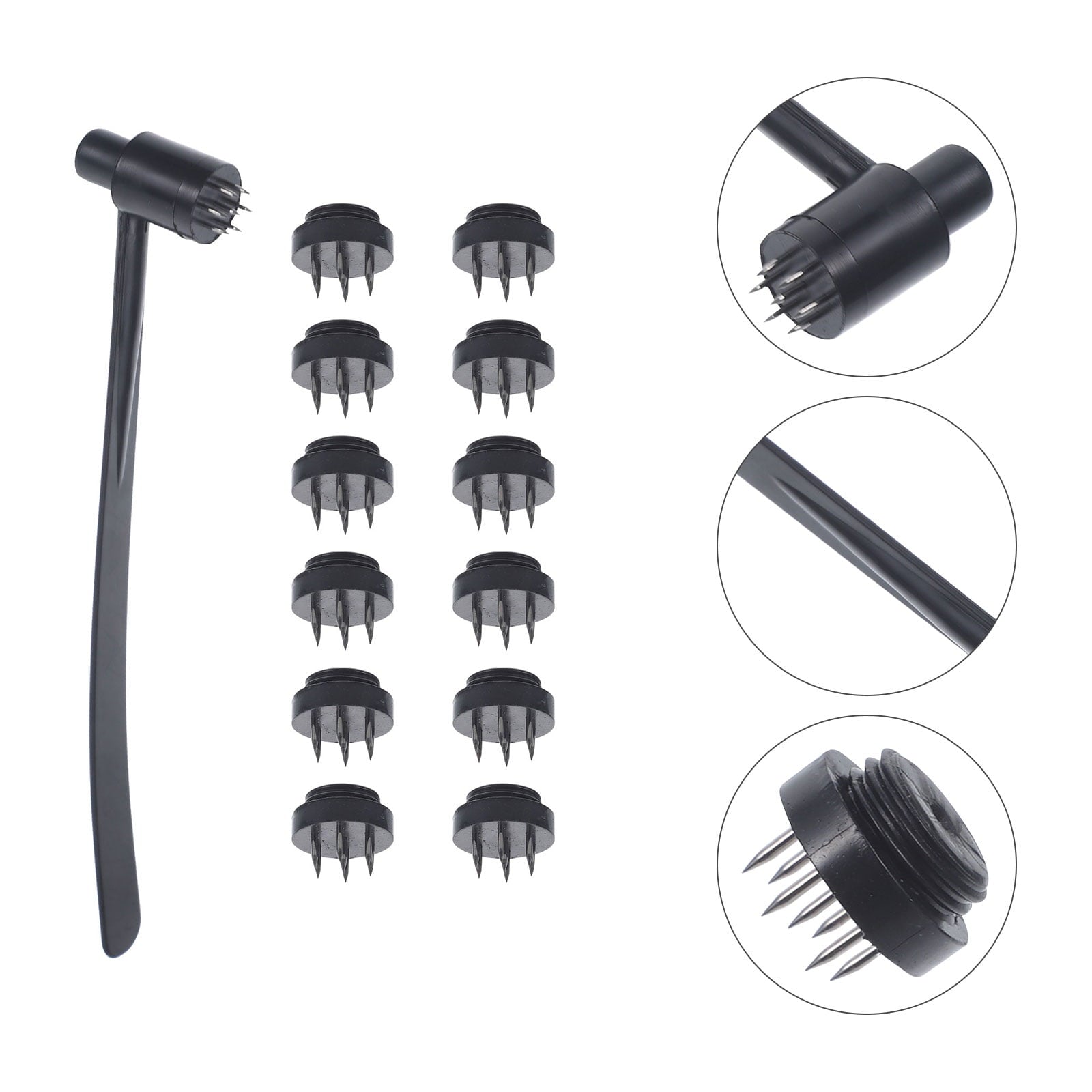 1 Box Detachable Needle and Plum Blossom Skin Hammer 7-Stars Needle Set