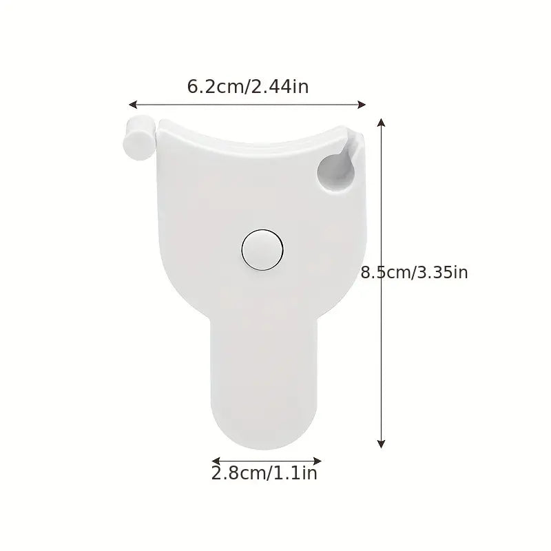 1 Soft Tape for Measuring Body, Waist, Chest, And Thighs - a Stretchable Fitness Measuring Strap Made of Plastic Material, Convenient for Home And Gym Use