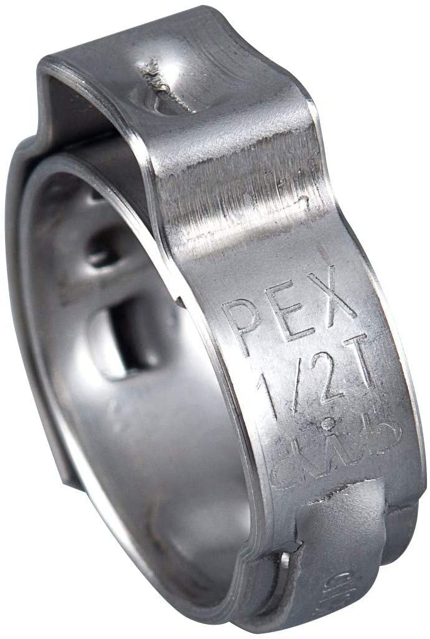 (Pack of 20) EFIELD 1/2-inch Stainless Steel Pex Cinch Clamp Rings for Pex Tubing Pipes (1/2 Inch-20 Pieces)