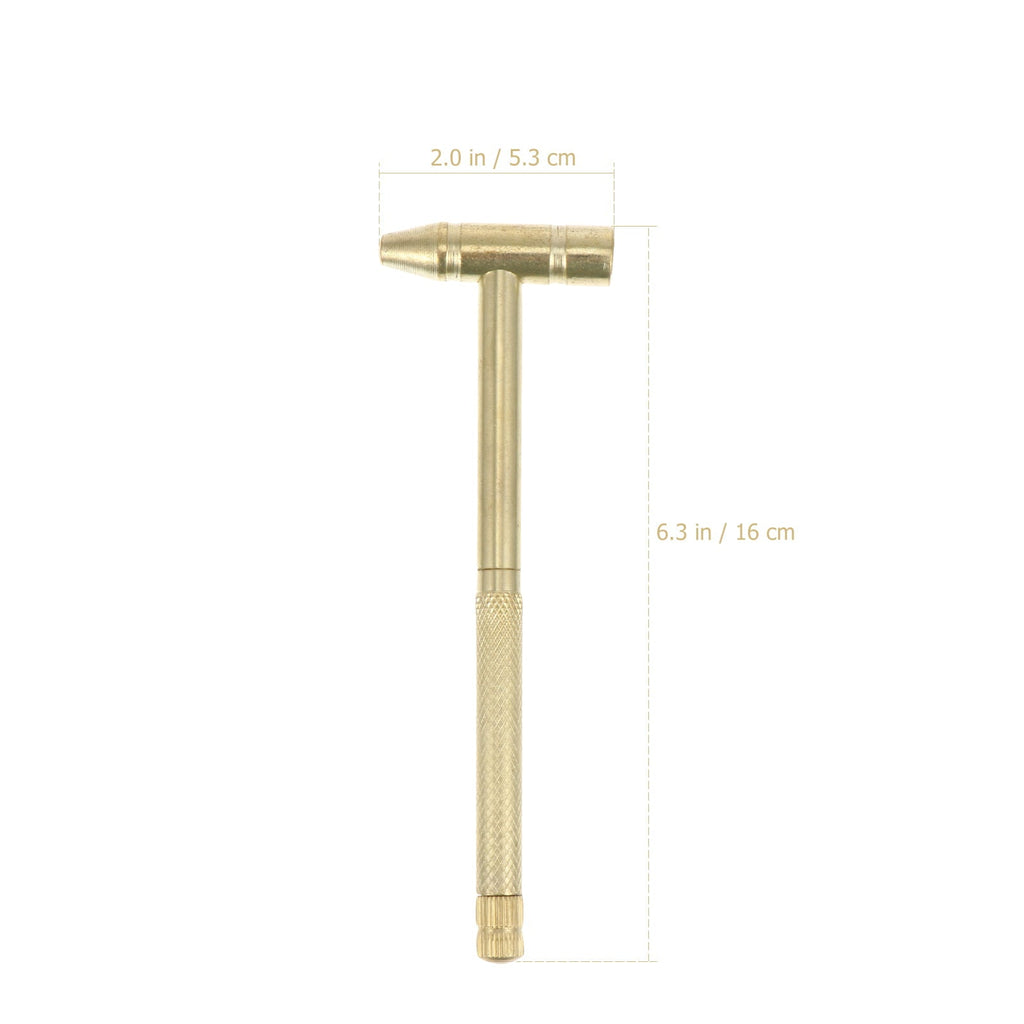 1 Set Mini Hammer Multifunction Hammer DIY Copper Hammer Screw Driver Hammer