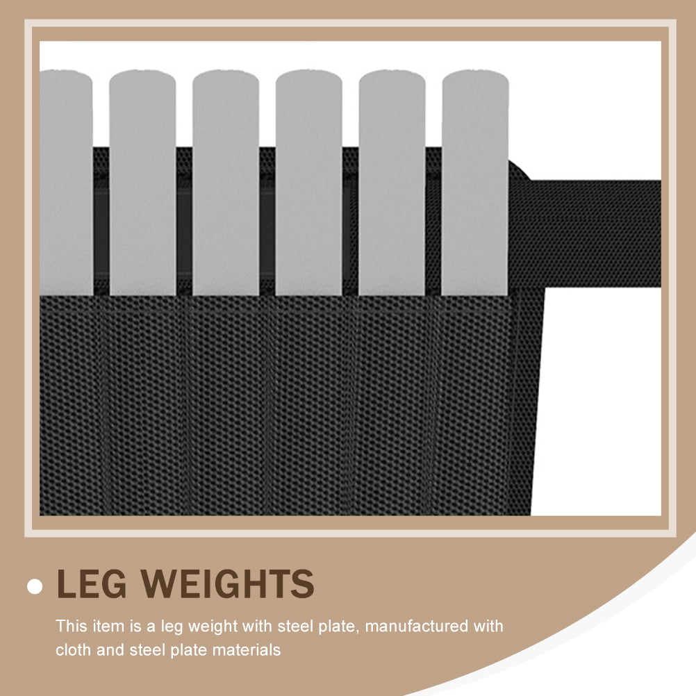 1 Set of Ankle Leg Weights Ankle Weights Steel Plate Fitness Leg Weights Running Equipment