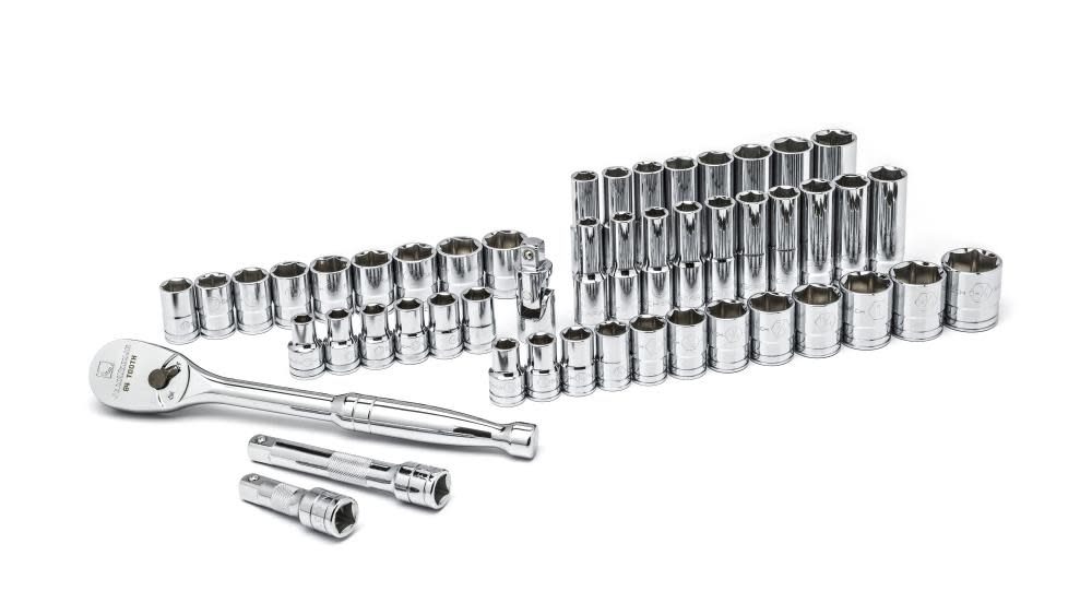 1/2" Drive Socket Set, 49pcs GEARWRENCH 80700D
