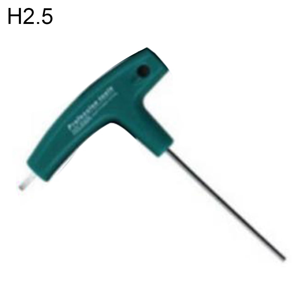 1.5/2/2.5/3/4/5/6/8/10mm T Handle Hexagon Allen Wrench Hex Key Spanner Hand Tool