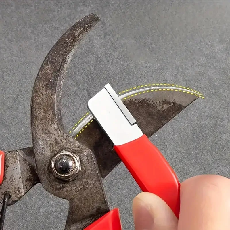 1 Precision Edge Professional Kitchen Sharpener, Multi Purpose Gardening Tool Blade Sharpener, Portable Scissor Sharpener, Hedge Clipper, Quick Knife, Pocket Knife, Suitable for All Blades, Including Garden Clippers