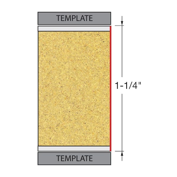 1/2 in. Double Bearing Flush Trim Bit