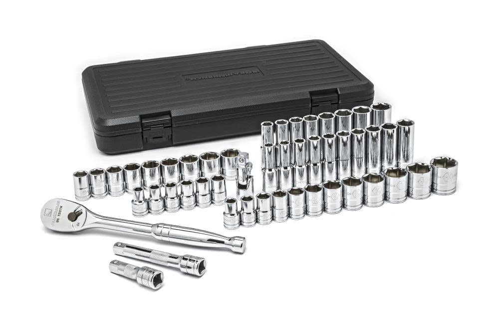 1/2" Drive Socket Set, 49pcs GEARWRENCH 80700D