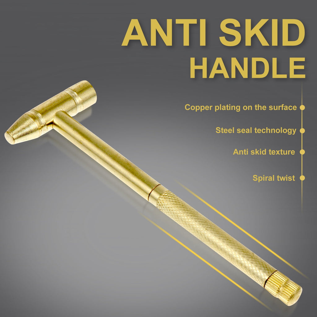 1 Set Mini Hammer Multifunction Hammer DIY Copper Hammer Screw Driver Hammer