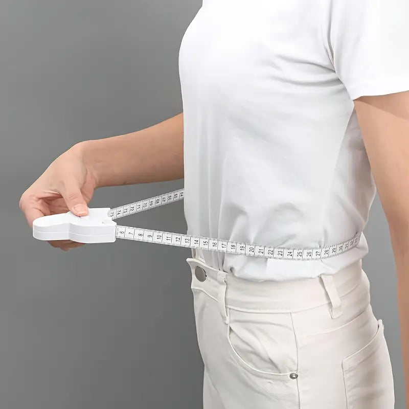 1 Soft Tape for Measuring Body, Waist, Chest, And Thighs - a Stretchable Fitness Measuring Strap Made of Plastic Material, Convenient for Home And Gym Use