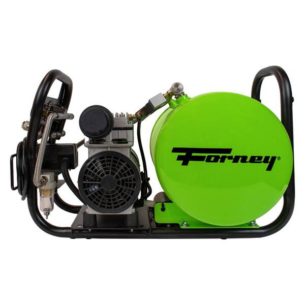 1.0 Hp, Electric, 4 Gal, Oil-Free Air Compressor, 120 PSI, 2.5 CFM @ 90 PSI