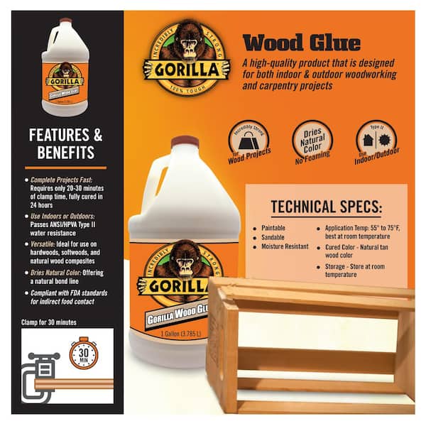 1 gal. Wood Glue (2-Pack)
