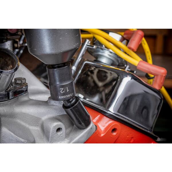 1/2 in. Drive SAE/Metric 6-Point Impact Socket Set (64-Piece)