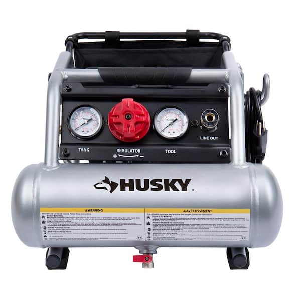 1 Gal. Portable Electric-Powered Silent Air Compressor