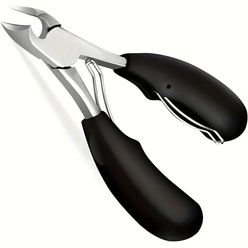 4pcs Elderly-friendly Nail Clipper Set - Wide Mouth, Extra Large Opening, Catcher, Professional Sharp Scissors, Heavy Duty Haircutting Scissors for Thick Nails, Long Handle, Easy to Use, Safe And Convenient