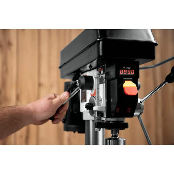 1/2 HP 12 in. Benchtop Drill Press, Variable Speed, 115-Volt, JWDP-12