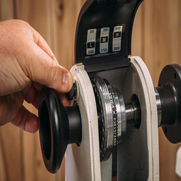 1/2 HP 10 in. x 15 in. Wood Lathe, Variable Speed, 115-Volt, JWL-1015VS