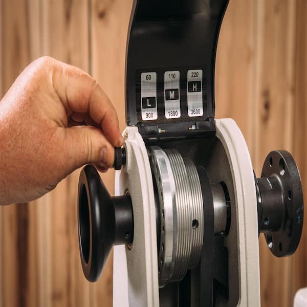 1 HP 12 in. x 21 in. Wood Lathe, Variable Speed, 115-Volt, JWL-1221VS