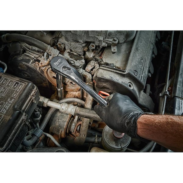 1/2 in. Drive SAE/Metric Ratchet and Socket Mechanics Tool Set (47-Piece)