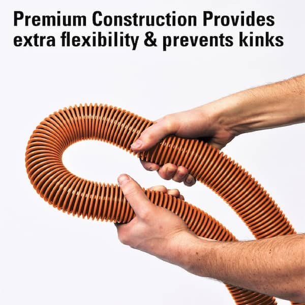 1-7/8 in. x 10 ft. Pro-Grade Locking Vacuum Hose Kit for RIDGID Wet/Dry Shop Vacuums