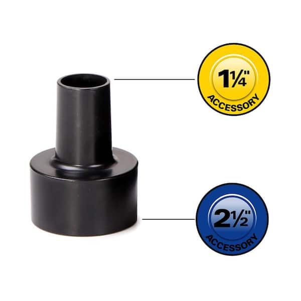 1-1/4 in. And 2-1/2 in. Beater Bar Vacuum Accessory Kit for RIDGID Wet/Dry Shop Vacuums