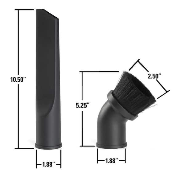 1-7/8 in. and 2-1/2 in. Heavy-Duty Cleaning Accessory Kit for RIDGID Wet/Dry Shop Vacuums