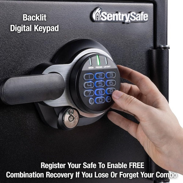 1.2 cu. ft. Fireproof & Waterproof Safe with Digital Combination Lock
