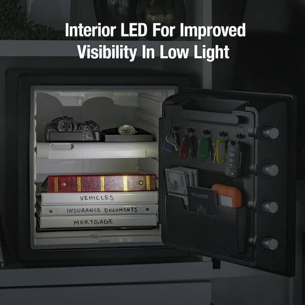 1.2 cu. ft. Fireproof & Waterproof Safe with Digital Combination Lock