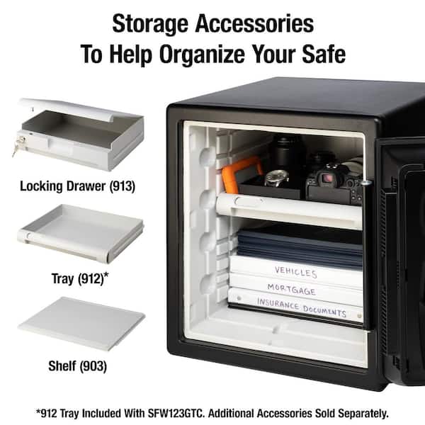 1.2 cu. ft. Fireproof & Waterproof Safe with Digital Combination Lock