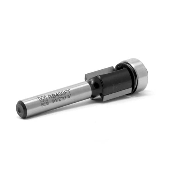 1/2 in. Flush Trim Carbide Tipped Router Bit with 1/4 in. Shank and 1/2 in. Cutting Length