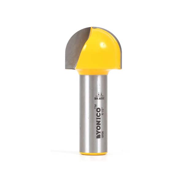 1 in. Dia Carbide Tipped Core Box 1/2 in. Shank Router Bit